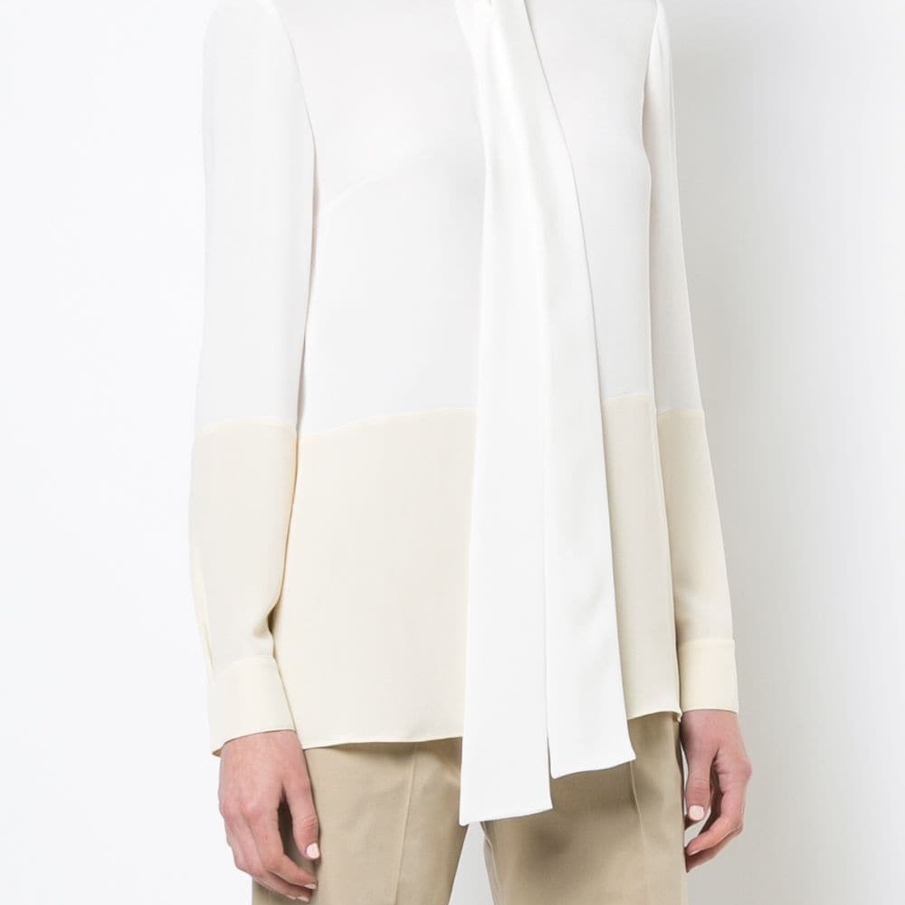 Moving sale!!DEREK LAM Long Sleeve Bicolor Blouse,size 36